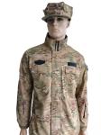 Fashion Camo Military Jacket with Zipper & Velcro for Comfortable Wear