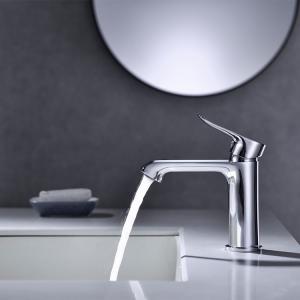 Quality ISO9001 Anti Acid Hot And Cold Waterfall Basin Taps Anti Corrosion wholesale