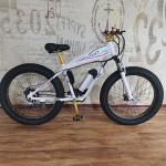 Made 26inch Electric Fat Tire Bike With 48v 500w Motor Lithium Battery Powered