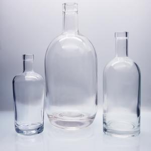 Quality 3L Large Alcohol Bottle Extra Flint Whiskey Rum Round Shape wholesale