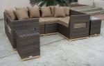 outdoor wicker sofa set