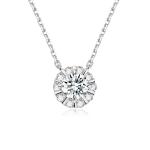 Classic Hot Sale 18k Gold Lab-Grown Diamond Pendant Simple Pendant White Diamond