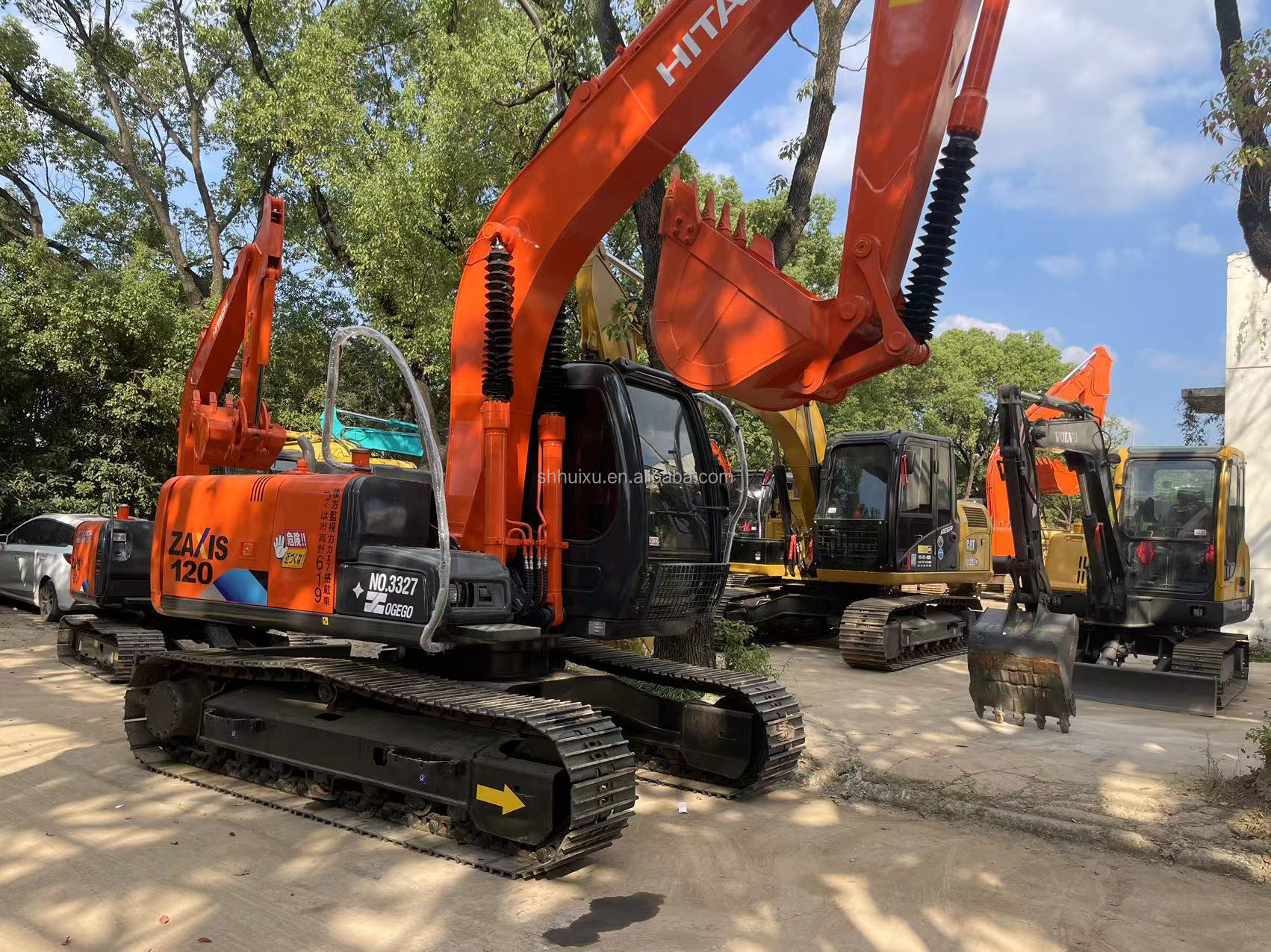 Zx120 Used Hitachi Excavator 12 Ton 0.5m3 Used Crawler Excavator