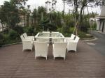 Modern Fashion White Dining Room Sets , Home Kitchen Chair Set