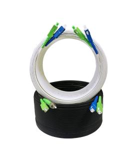 Quality Single Mode 1 Core Indoor FTTH Drop Cable Fiber Optic FRP Strength Member wholesale