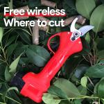 Swansoft 16.8V 2.5CM Battery Cordless Orchard Vineyard Pruner Trimming Scissors