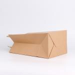 Recyclable Personalised Brown Paper Bags OEM / ODM Available For Packaging