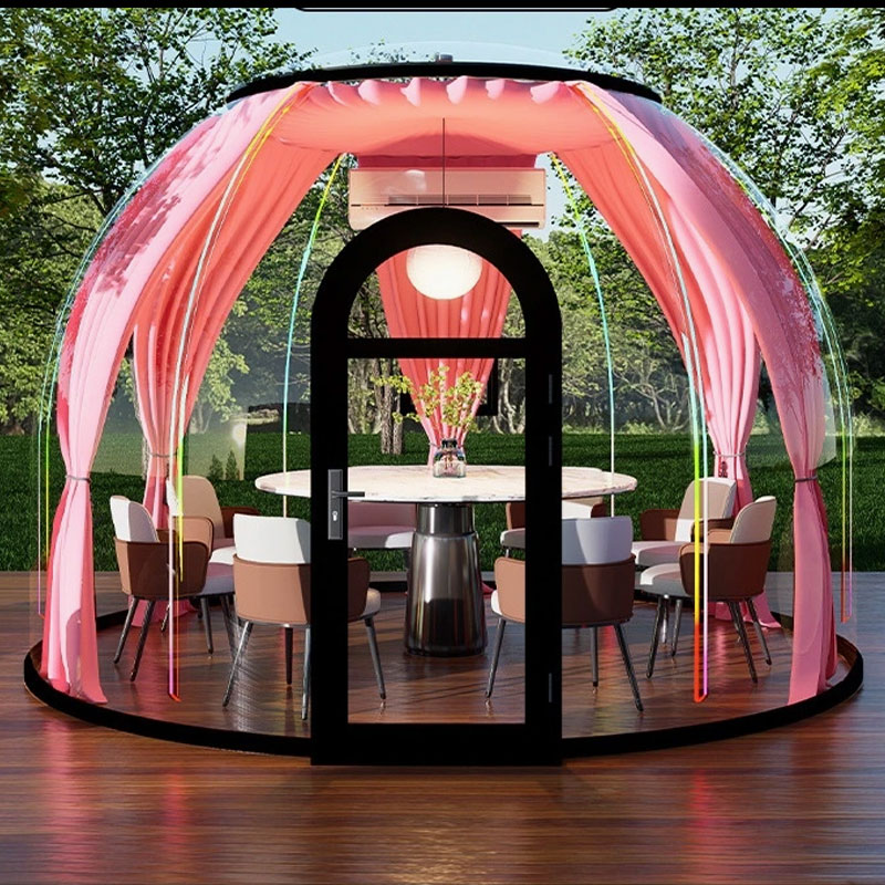 House Transparent Camping Hotel Prefabricated Dome for Camping Bubble House