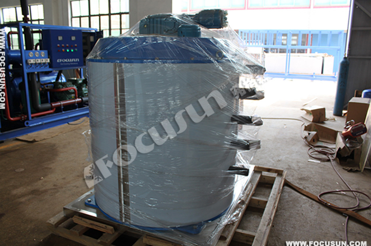 5000 KG Flake Ice Machine for Fresh/Seawater Cooling within Air and Water