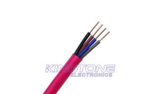Quality FRLS 4 Cores Fire Resistant Cable with Bare Copper Silicone Insulation FRLS PVC wholesale