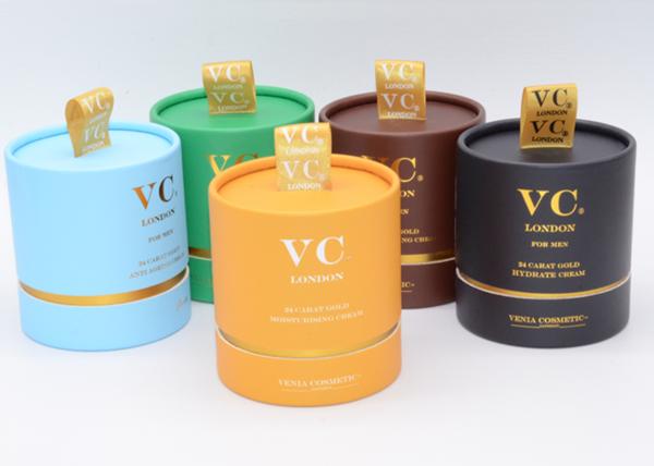 Decorative Storage Round Cardboard Gift Box With Lids Tea Branded Promotional