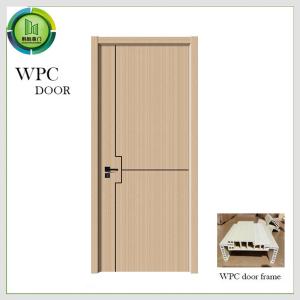 Quality Simple Painting Oak Toilet WPC Door Waterproof Wooden Flush wholesale