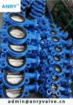 Liquid Wafer Stainless Steel Butterfly Valve EPDM Seats Casted Iron PN16 SS304