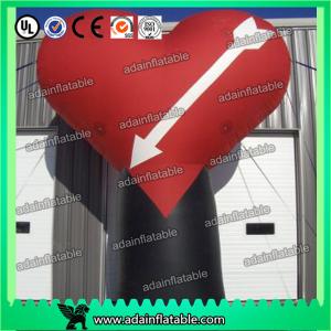 Quality Event Advertising Inflatable Heart Model With Arrow,Promotion Inflatable Heart wholesale