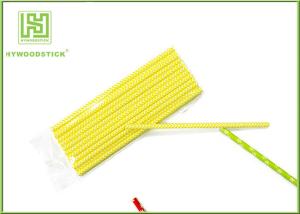 Quality Christmas Festival Striped Paper Straws , Colorful Flexible Paper Cocktail Straws wholesale