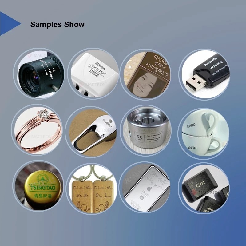 Fiber Laser Printing Machine For Led Lamp Cup, Laser Printing Machine