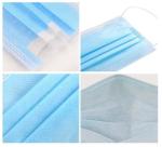 Anti Virus 3 Ply Disposable Face Mask High Efficiency Filtration 9.5*17.5cm