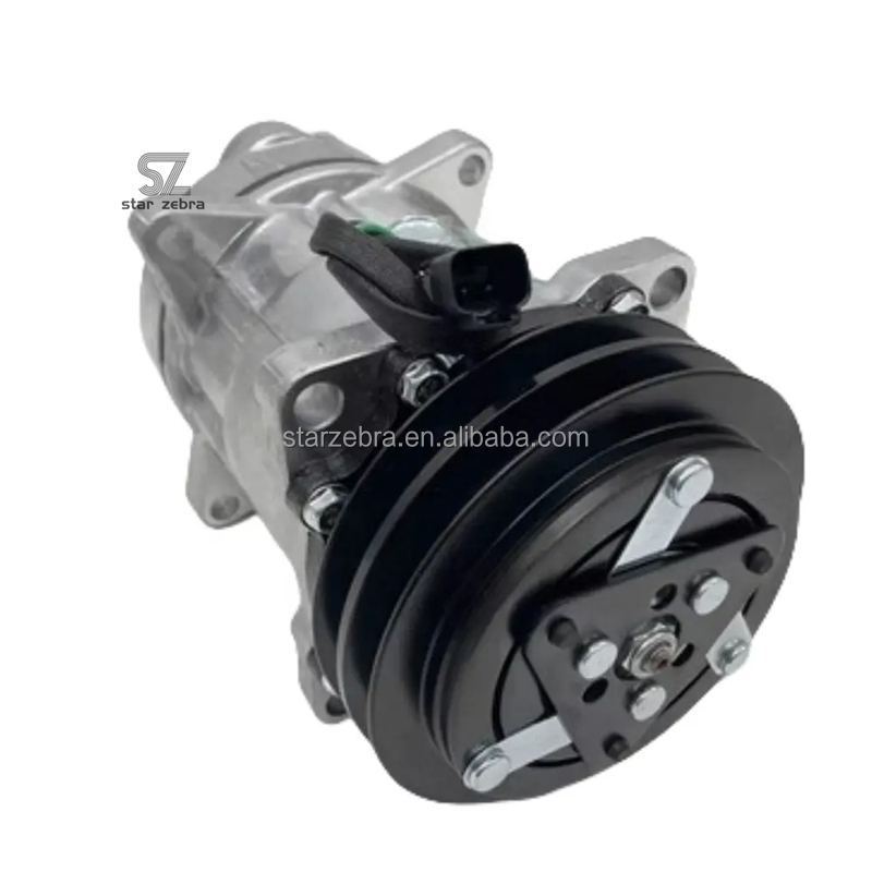 EC 210 Excavator Spare Parts 24V Air Conditioning Compressor for Building Material Shops Benefit