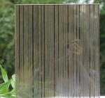 Fashion Design / Decorative Laminated Wired Glass in Patterned / Ground-Polished