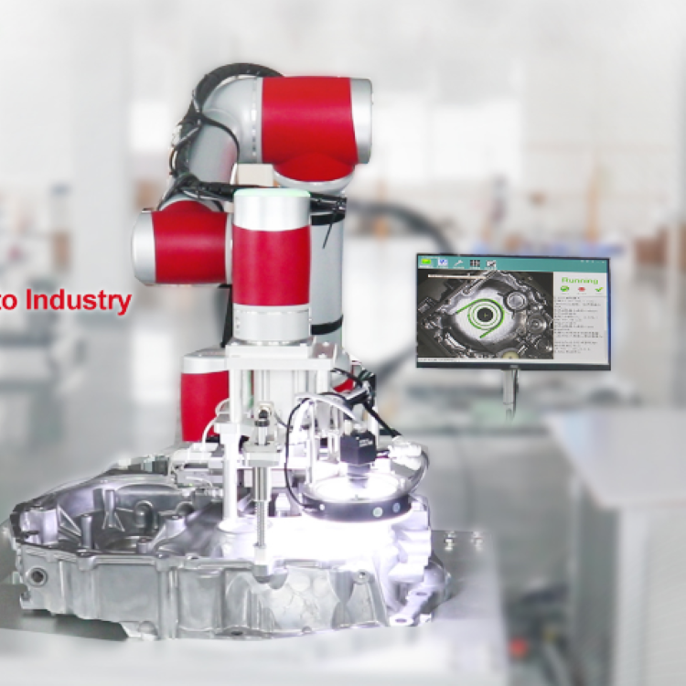 6 Axis Robotic Arm Of JAKA Zu 7s Cobot As Collaborative Universal Robot Used For Locking Screw