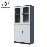 Chromatography Double Deck Filing Cabinets With Glass Swing Door