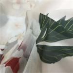 High Twist Chiffon Fashion Print Fabric 75dx75d Yarn Count Environmental