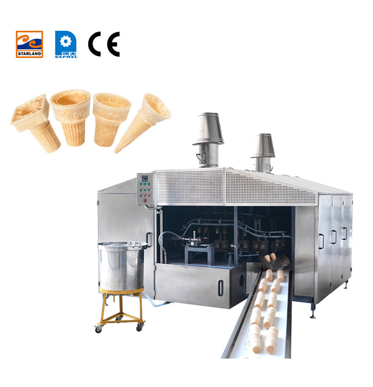 Automatic Wafer Cone Production Line 28 Mold 2 Cavity Gas System Drive