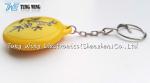 ABS , metal Round Shaped Music Keychain , cute music box keychain