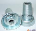 Concrete Walls Formwork Tie Rod System Steel Cone Removable Cover 75mm Size