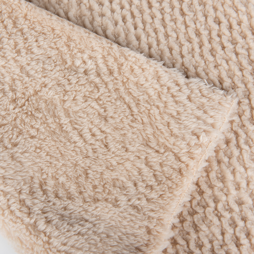 100% Polyester Soft Knitted Plush Fleece Shu Velveteen Mirco Sherpa Fabric Lightweight