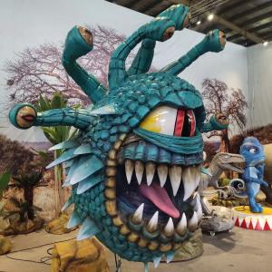 Quality Handmade Lifelike Animatronic Dragons Simulation Beholder Sculpture With Movements wholesale
