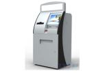 Indoor Touch Screen Information Health Kiosk System with A4 Printer , Card