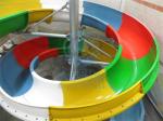 3.5M Private Commercial Size Water Slide Fiberglass Swimming Pool Slide For