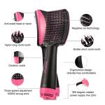 Hotel Hot Air Multifunctional Hair Dryer Brush Comb Anti Frizz 50/60Hz
