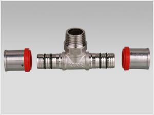 Quality press fitting male tee for PEX-AL-PEX pipe wholesale