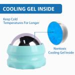 Hand Heated Stainless Steel Massage Ball Metal Massage Roller