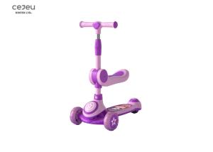 Quality PU Flashing Wheel Baby Kick Scooter With Adjustable Height Handle wholesale