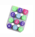 Arabic Numeric Matrix Silicone Rubber Keyboard 3x4 Style