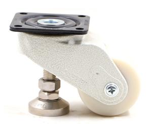 Quality Aluminum Alloy Body PA6 Swivel Universal Caster Wheels 800kg With Flange Brake wholesale