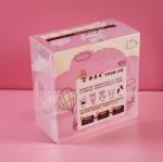 PVC PP PET Plastic Packaging Box Pink Cartoon Transparent for Shoes Packing