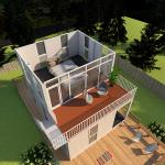 Flat Pack Container Homes 20ft Prefab Shipping Morocco Low Cost Prefab House