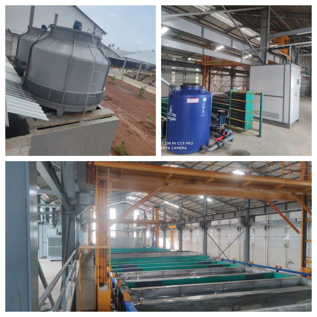 Industrial Grade Aluminum Profile Anodizing Treatment Line 150 T/M