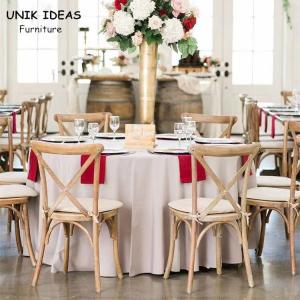 Quality Wooden Crossback Chairs Wedding Hire Furniture Royal Fancy 42.5x43x88cm wholesale