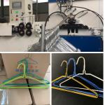 Colorful Pvc Coated Wire Hangers 16 Inch Dimesion 3.2mm Dia For Laundry Shop