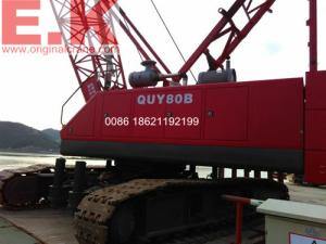 Quality Chinese FUWA crawler crane track crane 80TON lifting equipment hoist crane wholesale