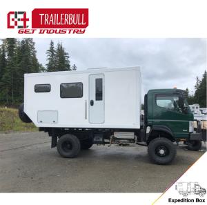 Quality 4.9m Expedition Truck Body for Motorhome and Flatbed Trucks with Departure Angle Design wholesale