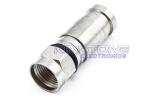 Outdoor CATV Cable with RG6 Compression Connector , 25M Antenna Coaxial Cable