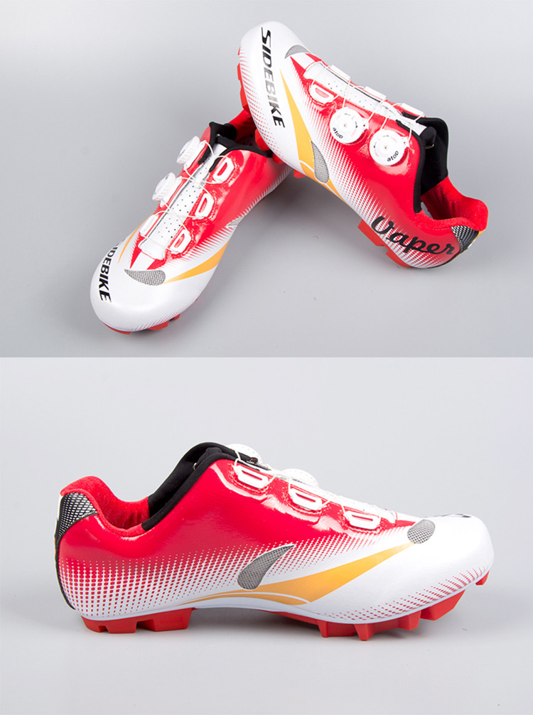 Colored Ventilation Waterproof MTB Cycling Shoes Excellent Slip Resistance