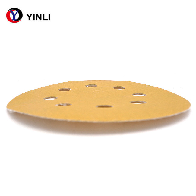 Aluminium Oxide 6 Inch Adhesive Sanding Discs Auto Body Sandpaper With 17 Holes