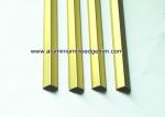 10mm V10 Aluminum V Shaped Outer Corner Brace Matt Gold / Matt Yellow